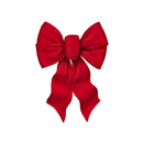 Holiday Trims Red 5 Loop Wired Christmas Bow 18 in., Pack of 12