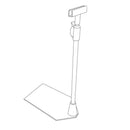 Black Plastic K-Frame Sign Holder 20 in. H X 7 in. W X 11 in. L