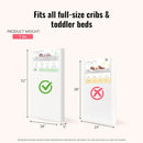 2 in 1 Serene Snooze Crib and Toddler Mattress - Paisley