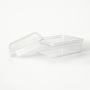 14 Cup Plastic Rectangle Food Storage Container - Clear