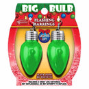 Magic Seasons Christmas Big Bulb Flashing Earrings Plastic 1 pk, Pack of 12