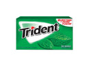 Trident Sugar Free Spearmint Chewing Gum 14 pk 1.168 oz, Pack of 12