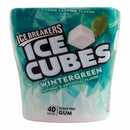 Ice Breakers Ice Cubes Sugar Free Wintergreen Chewing Gum 1 pk 40 pc, Pack of 6