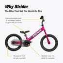 14x Classic Balance Bike - Fuchsia