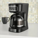 12-Cup Programmable Drip Coffee Maker - Black