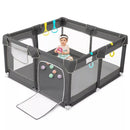 50"x50" 4-Panel Baby Playpen Spacious & Secure Portable Playard