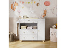 Modern Changing Table - White