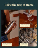 9pc Bar Set with Storage - Manhattan Red
