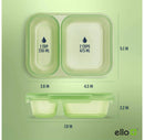 Divided Food Storage Containers - Green