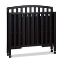 Dylan Folding Portable 3-in-1 Mini Crib and Twin Bed - Black
