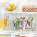 XL Wide Fridge and Pantry Organizer Bin - ™: Clear Kitchen Storage, Hand Wash, Freezer-Safe