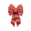 Holiday Trims Assorted 7 Loop Christmas Bow 8.5 in., Pack of 12