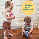 Squeeze & Sip Toddler Straw Cups - Blue/Yellow/Red