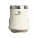 11 oz Stainless Steel Swirl Wine Tumbler Cream Gloss