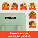 4-qt. TriZone Air Fryer - Seaglass