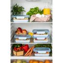 Glass Meal Prep Food Storage Container Set - 3.4 Cups
