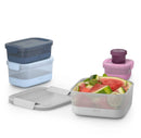 10pc Plastic Food Storage Container Set with Skid Free Soft Base