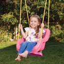 2-in-1 Snug n Secure Toddler/Bucket Swing - Pink