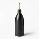 18.6oz Ceramic Oil Pour Bottle - Black