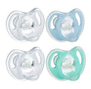 Ultra-Light Silicone Pacifier - Clear/Blue/Green