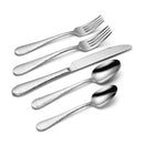 Hammered Stainless Steel Flatware Set - Service for 8