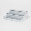 Plastic 3-Tier Expandable Shelf Clear - ™: Kitchen & Pantry Organizer, Polyethylene, Spot Clean, 13.5" Width