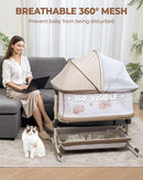 Baby Bassinet Bedside Sleeper - Camel