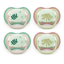 Ultra Air Pacifiers 6-18m - Fern Night/Plant Night - 4pk