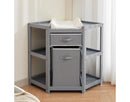 Baby Corner Changing Table - Gray