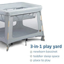 Swift Baby Playpen with Mat - Classic Slate