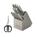 15-Piece Japanese Steel Knife Block Set - Grey