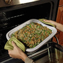 3.5qt Casserole Slow Cooker with 3 Temperature Settings Cream: Stainless Steel, Stoneware, Glass, Dishwasher-Safe Parts