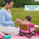 Bright Starts Disney Baby Pop N Sit Portable Booster Seat - Minnie