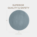 Round 60-Inch Play Mat - Pacific Blue
