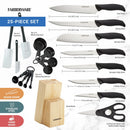 Soft Grip Cutlery Set with Kitchen Tools