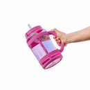 Reduce WaterDay Hydration Mugs, 80oz Capacity with Spill-Proof Silicone Straws - 2-Pack MultiColor