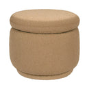 Enoki Storage Ottoman - Sand Boucle