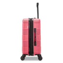 Checkered Hardside Carry On Spinner Suitcase - Flamingo