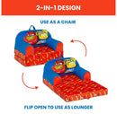 Cozee Buddy Flip, Cars-Out Kids Chair