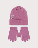 Nike Patch Beanie & Gloves Set