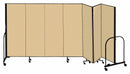 Screenflex Portable Room Divider, Number of Panels 7, 5 ft. Overall Height, 13 ft. 1" Overall Width - CFSL507 BEIGE