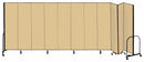 Screenflex Portable Room Divider, Number of Panels 11, 8 ft. Overall Height, 20 ft. 5" Overall Width - CFSL8011 BEIGE