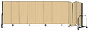 Screenflex Portable Room Divider, Number of Panels 11, 5 ft Overall Height, 20 ft 5 in Overall Width - CFSL5011 BEIGE