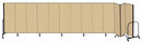 Screenflex Portable Room Divider, Number of Panels 13, 6 ft. Overall Height, 24 ft. 1" Overall Width - CFSL6013 BEIGE