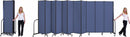 Screenflex Portable Room Divider, Number of Panels 11, 4 ft. Overall Height, 20 ft. 5" Overall Width - CFSL4011 GREY
