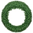 48 Inch Pre-Lit Cordless Artificial Christmas Wreath