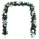 9 Feet Pre-Lit Artificial Christmas Garland With LED Lights