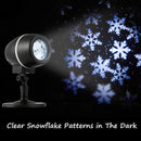 Outdoor Waterproof Christmas Snowflake LED Projector Lights With Remote Control