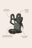 Baby Carrier Harmony 3D Mesh - Gray Beige