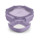 4-Piece Glass Food Storage Container Set - Purple